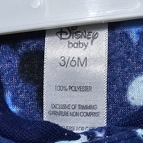 Disney Baby Mickey Mouse Pajamas 3/6 Month - Picture 3 of 3